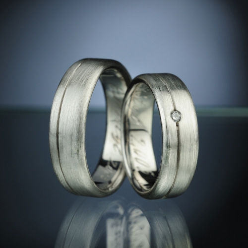 Platinum Wedding Rings model nr. SN5