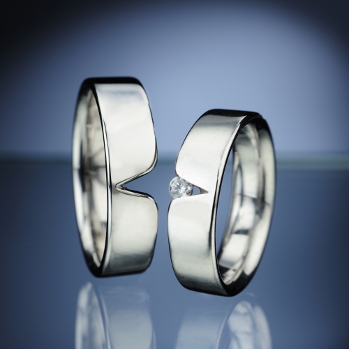 Wedding Rings with Diamond model nr. SN11