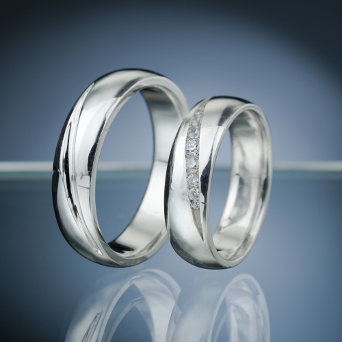 Wedding Rings with Diamonds model nr. SN69