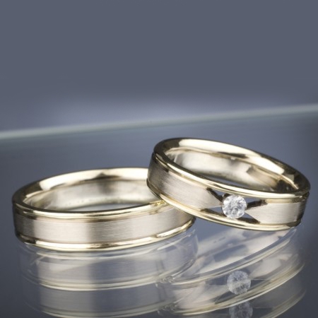 Wedding Rings with Diamond model nr. SN39