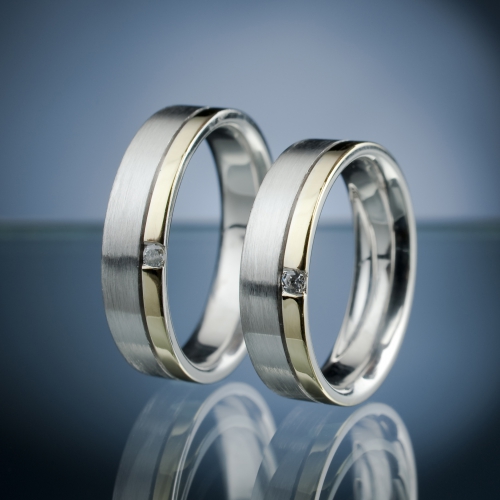 Wedding Rings with Diamonds model nr. SN53
