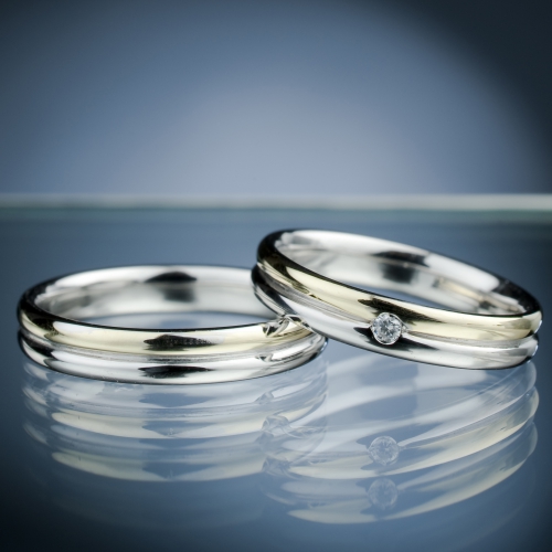 Wedding Rings with Diamond model nr. SN54