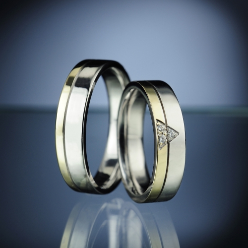 Wedding Rings with Diamonds model nr. SN76