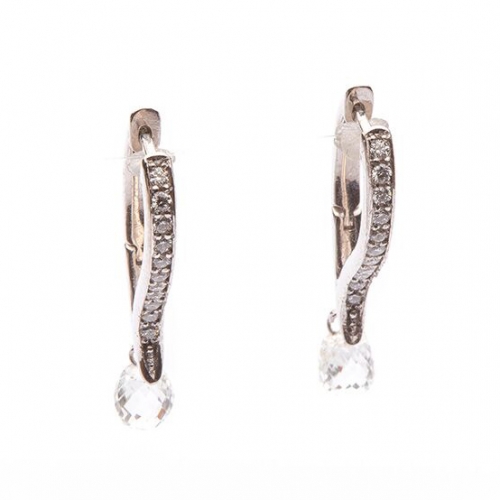 Earrings with diamonds model nr. 0062