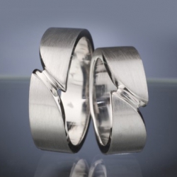 Platinum Wedding Rings model nr. SN31