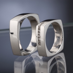 Platinum Wedding Rings model nr. SN37