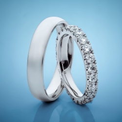 Wedding rings with Diamonds model nr. SN90